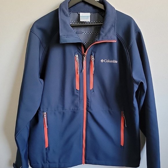 Columbia Jackets & Coats Mens Columbia Blue Get A Grip Thermal Coil